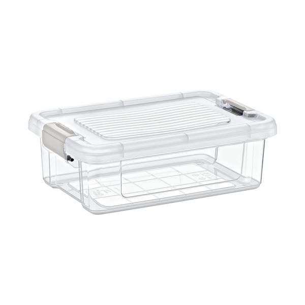 Transparent Clip-lock Stackable Storage Container 12L