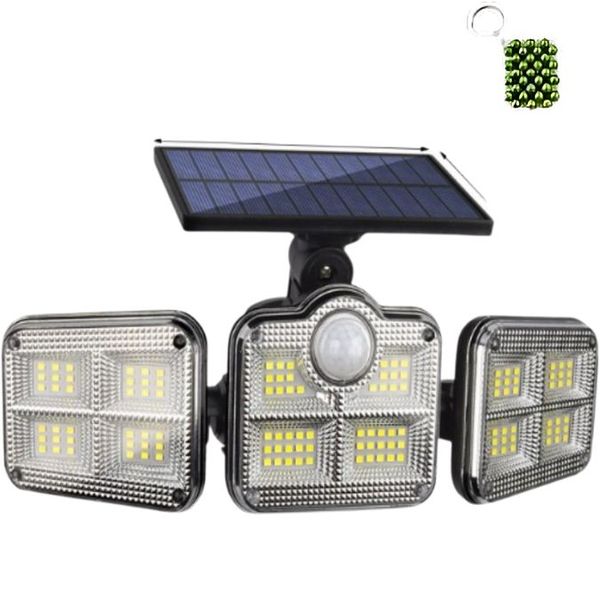 122 LED Super Bright Outdoor Waterproof Solar Light And A Keyholder