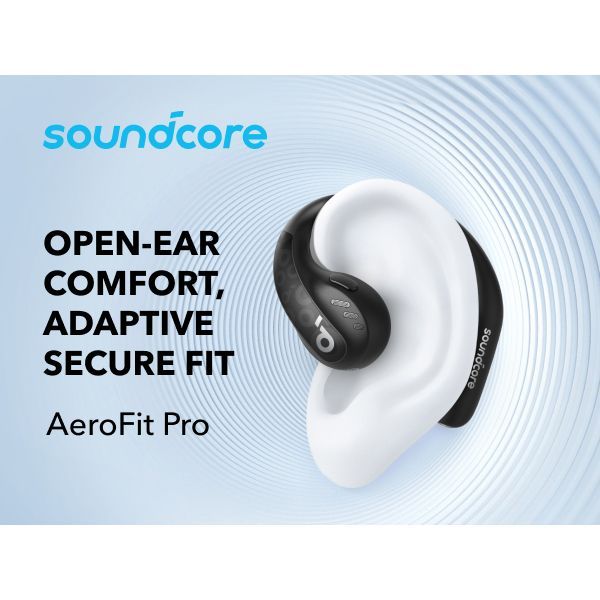 Soundcore by Anker AeroFit Pro Open-Ear Wireless Earbuds