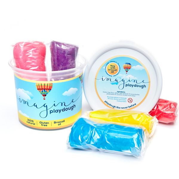 Imagine Playdough 5 Colour Mix Bucket