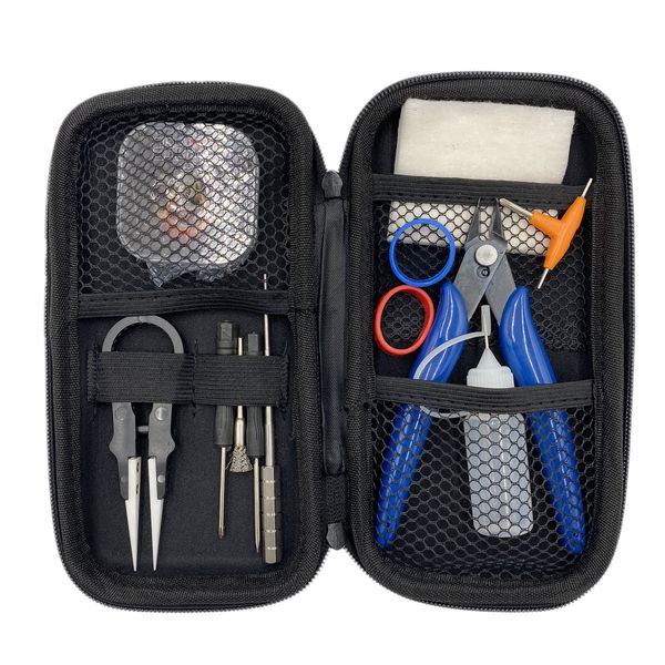 Universal 12 Piece Complete Vape Repair Tool Kit With Vape Case
