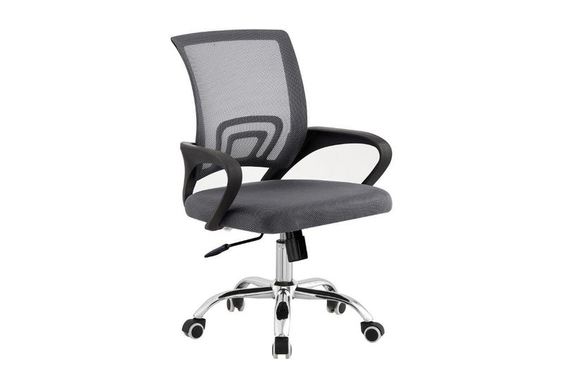 TOCC Tippy Mod Operator Chair with Chrome - Full Grey