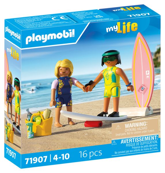 Playmobil Vacation on the Beach - Surf School Set - 16 Pieces