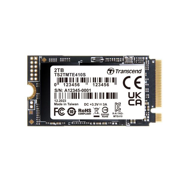 Transcend 2TB M.2 2242 NVMe PCIe Gen4 Solid State Drive SSD 410S