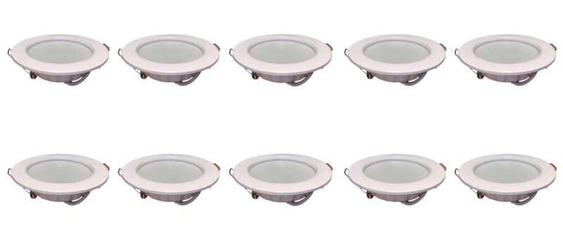 Cool White 7W 560lm Down Lights | Pack of 10