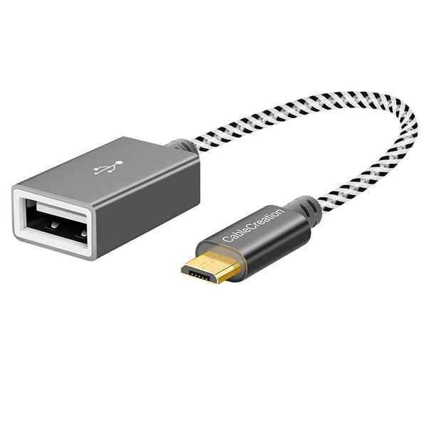 Micro USB 2.0 OTG Male to Female Adapter