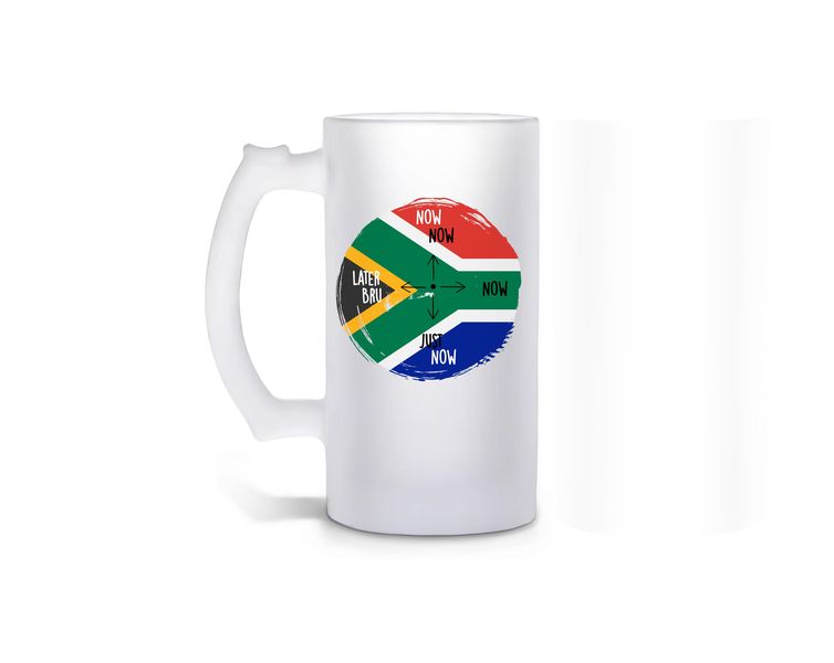 South African Time Heritage Day Frosted Beer Mug 480ml