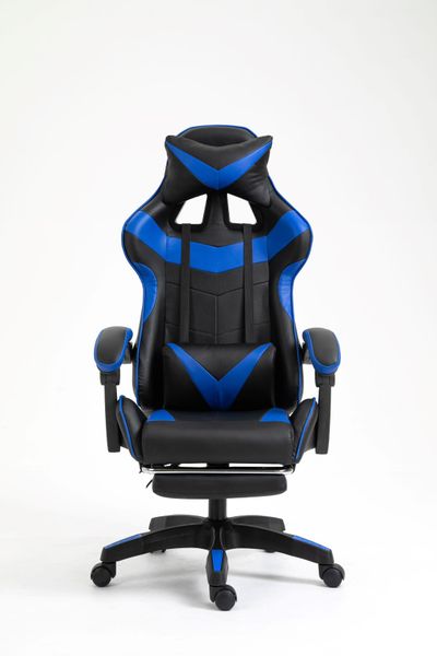 VICTORY gaming chair with foot rest (BLUE)