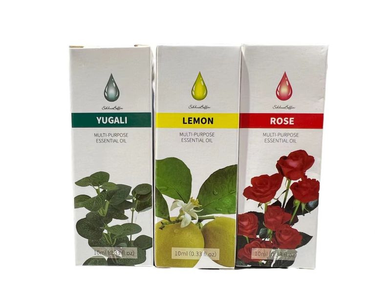 Multi-Purpose Essential Oil - Yugali, Lemon &amp; Rose- Pack Of 3