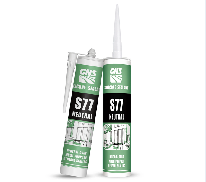 WHITE General Multipurpose Silicone Adhesive Sealant for Construction etc