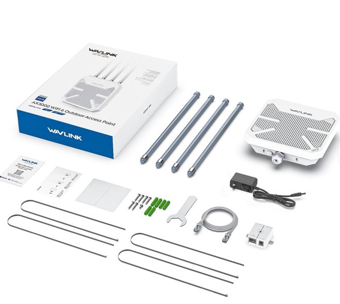 Wavlink Dual Band WiFi Outdoor Wireless Mesh Router Wifi Extender -AX 3000M