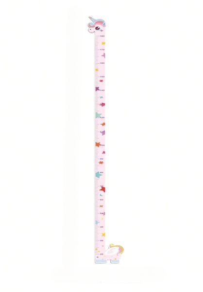 Unicorn Pattern Height Chart Wall Sticker, Growth Measurement Kids