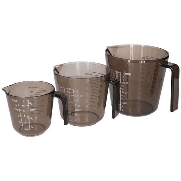 Danny Home Plastic Measuring Jugs 3pcs
