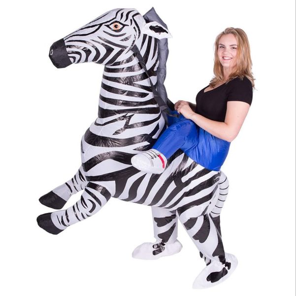 Inflatable Zebra Costume