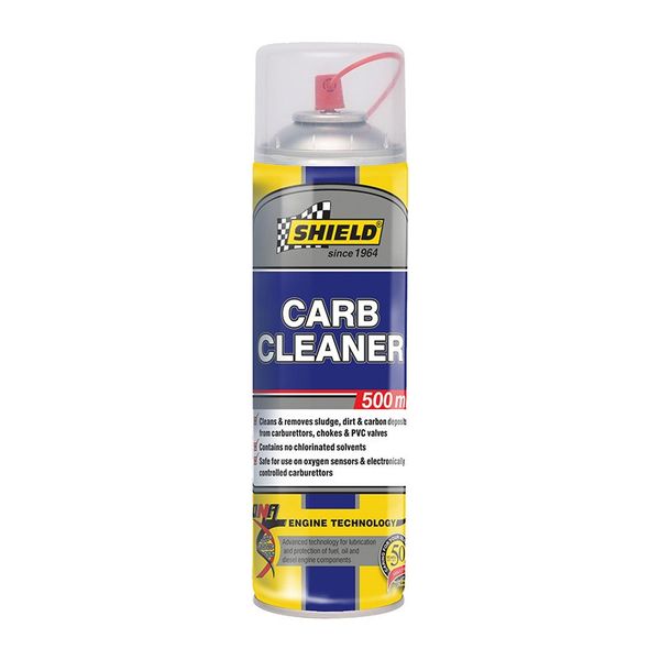 Shield - Carburettor Cleaner - Engine Maintenance - 500ml - Bulk Pack of 4