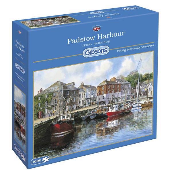 Gibsons Padstow Harbour 1000 Piece Jigsaw Puzzle