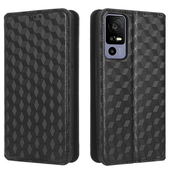 Flip Cover Compatible With TCL 40R Shockproof Leather Cover