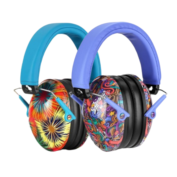 Kuvut Kids Noise-Cancelling Earmuffs - (Ages 3-12) Purple - 2 pack
