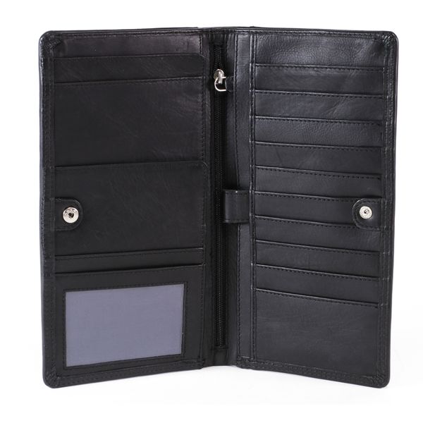 Nuvo - Brown Genuine Leather Travel Wallet 153