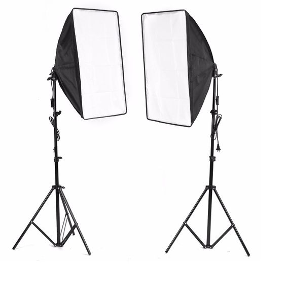 DW Professional Photography Lighting Kit Continuous Light Soft box Set Of 2