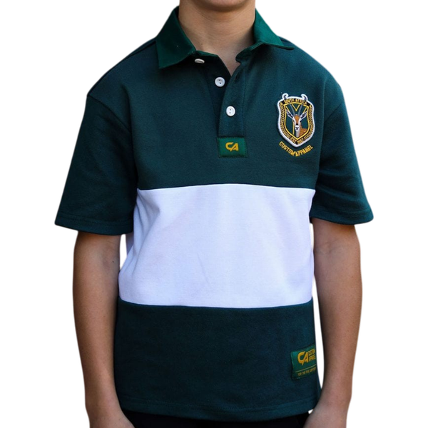 CA JNR Supporters Jersey - Green/White Block