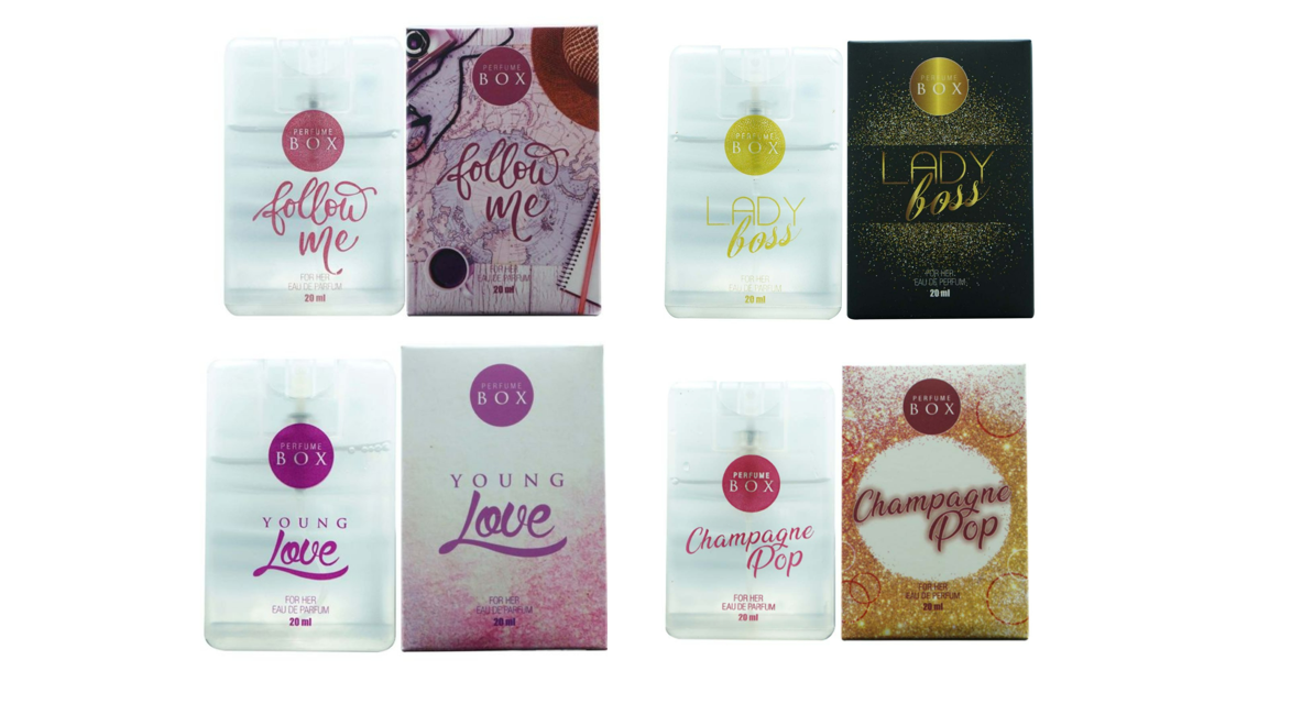 Perfume Box Collection of 4 Perfumes For Her Pocket Size Shop Today