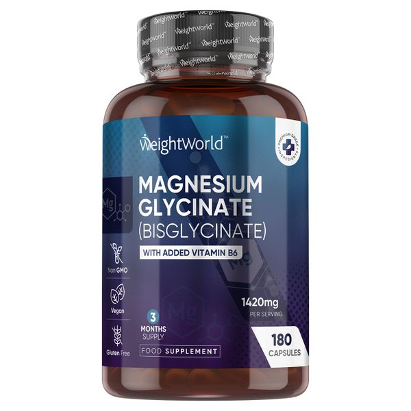 Magnesium Glycinate With Vitamin B6 3 Months Supply