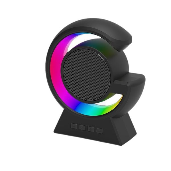 Portable LN-326 Bluetooth Speaker with Mic, RGB Lights Waterproof Design