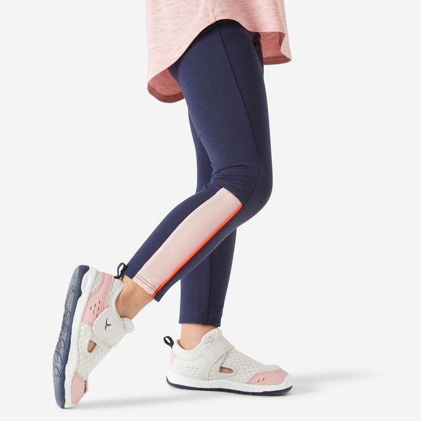 Domyos Baby Adjustable And Breathable Leggings 500 - Navy Blue