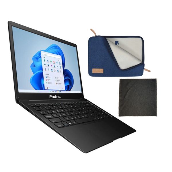 Proline V11 11.6 Celeron 4GB 500GB Win 10 Black Notebook Bundle