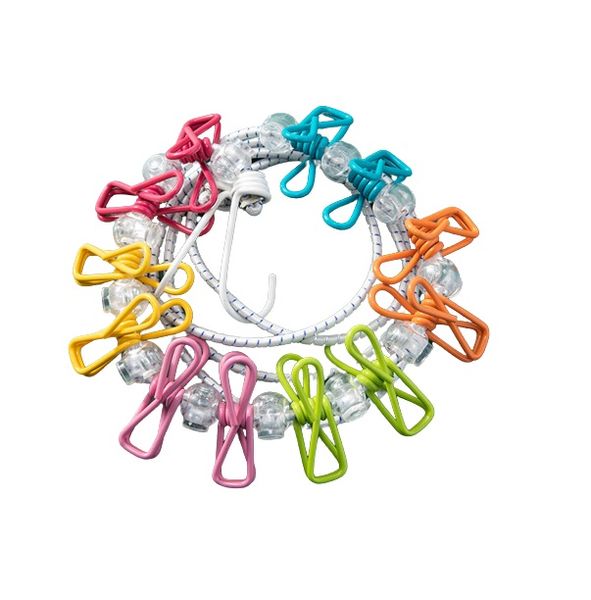 Upgraded Portable Clothesline - 12 Pegs