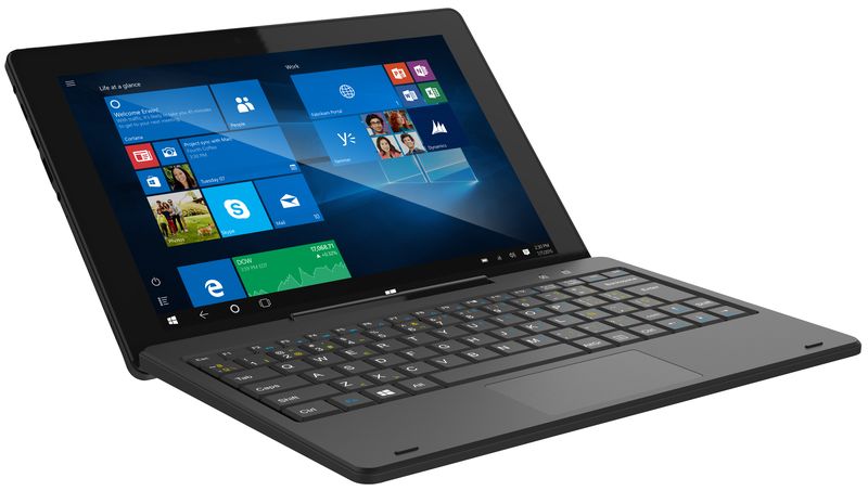 Point of View 10.1" 2-in-1 Windows 10 Home Tablet 4GB RAM 64GB Storage