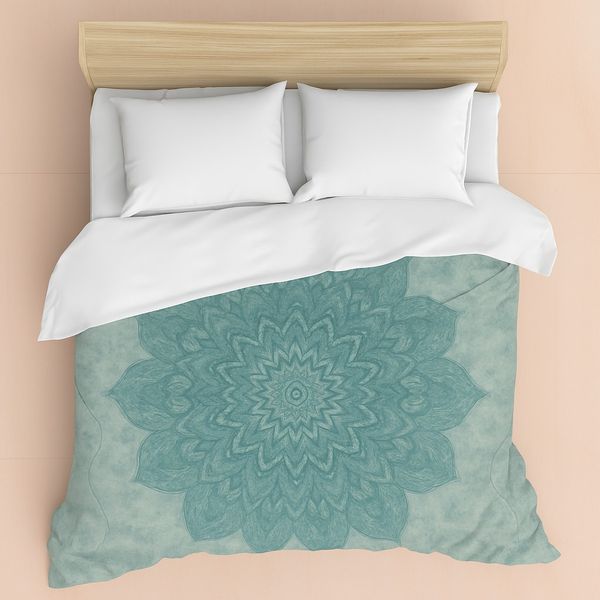 Silk Threads 5 Piece Ultrasonic Photographic Quilted Comforter