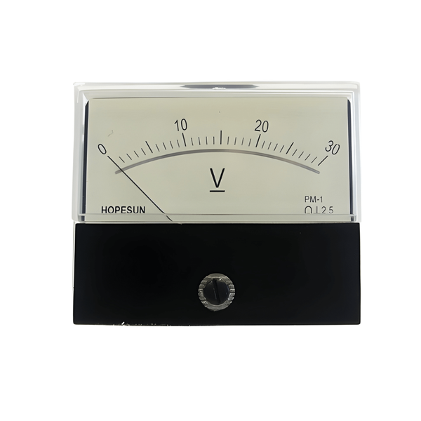 PM1 DC Panel Meter 30V 52mm Shank 70×60mm