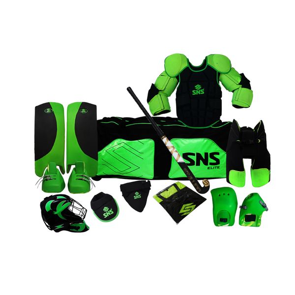 SNS Elite Hockey Goalkeeper Kit - Large Combo