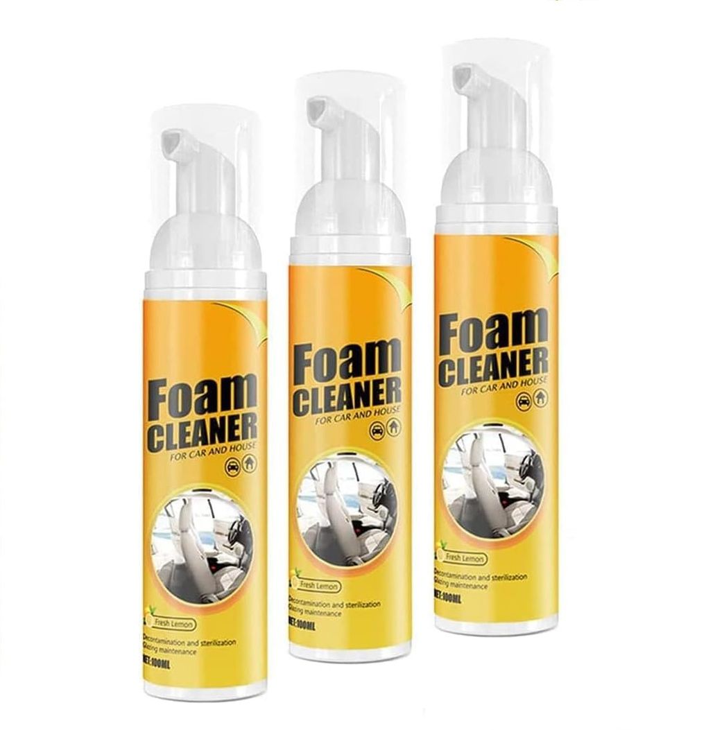 Set of 3 Foam Cleaner For Car And House | Shop Today. Get it Tomorrow ...