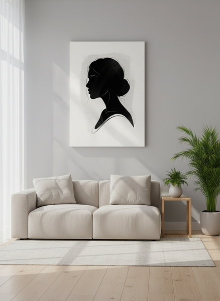 Canvas Abstract Art Home Decor Ready to Hang Contemporary Art - Grace