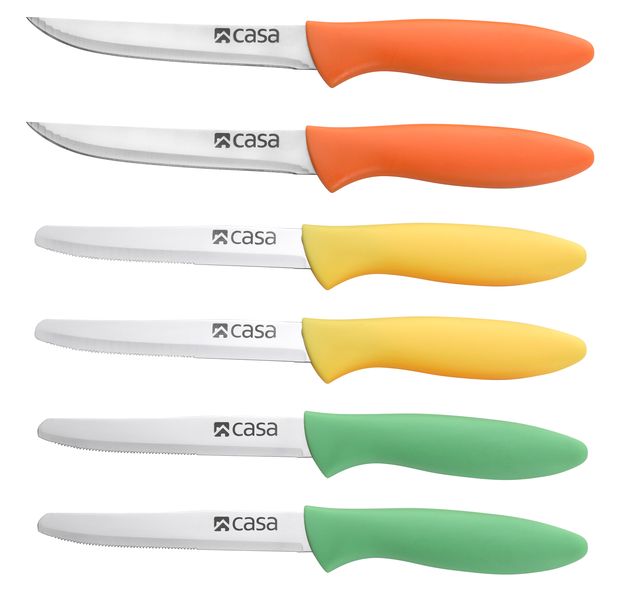 CASA Imola 6 Piece Food Prep Knife Set