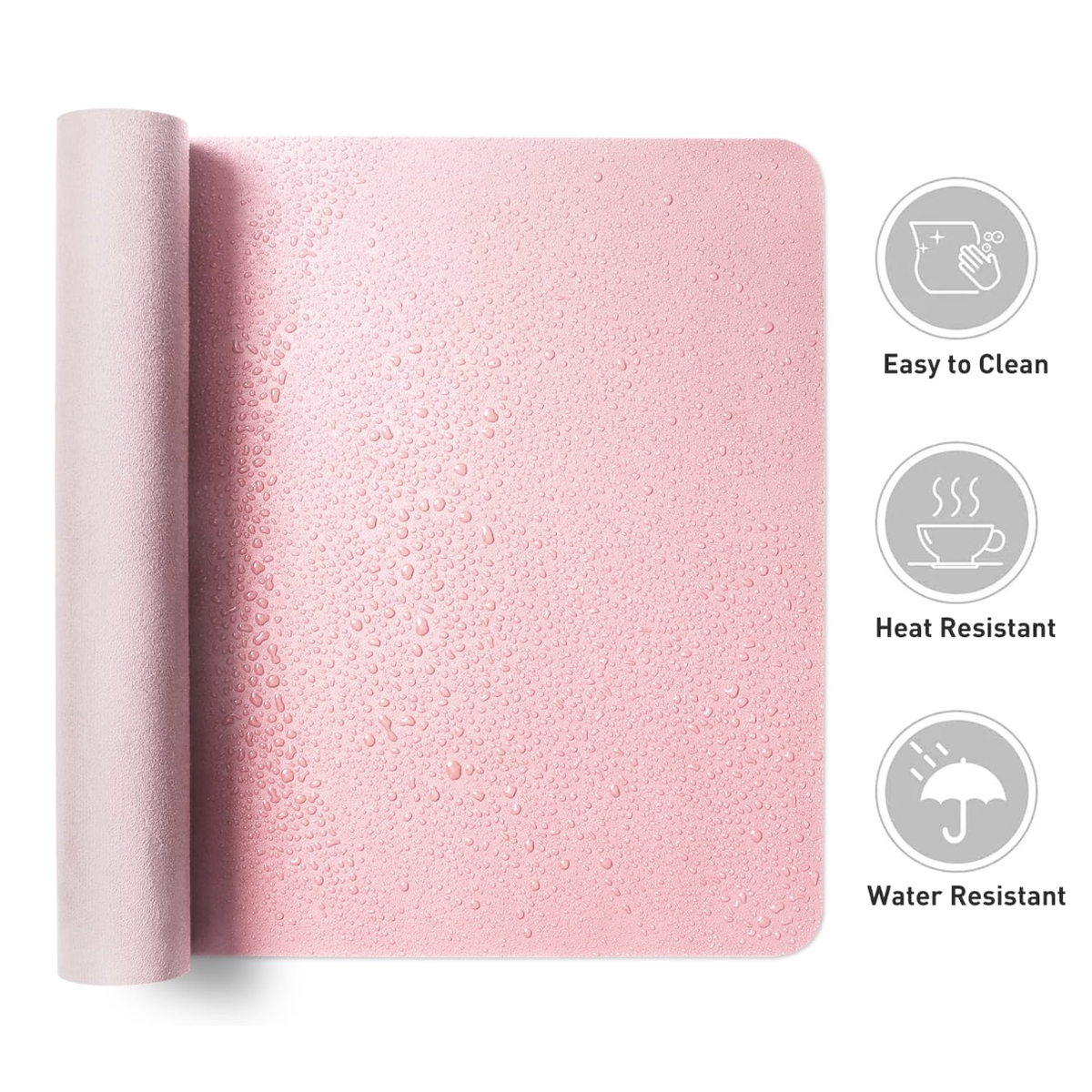 Faux Leather Non-Slip Desk & Mouse Pad | Shop Today. Get it