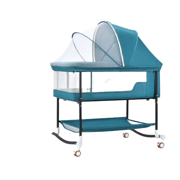 Baby Cradle Swing Crib (Green)