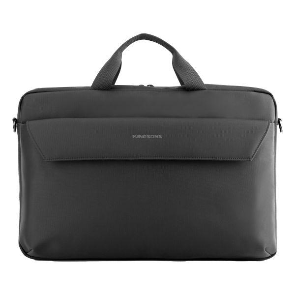 Kingsons Intent Series 15.6" Laptop Shoulder Bag - Black
