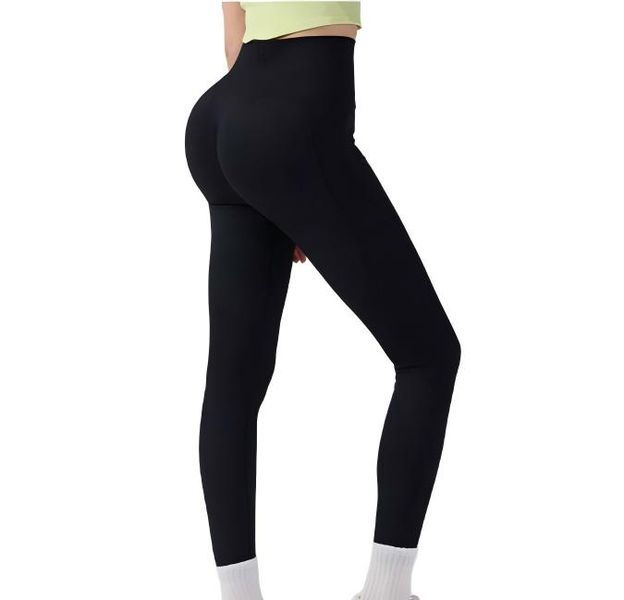 Ladies' high waist, hip lifting, high elasticity seamless tight yoga pants