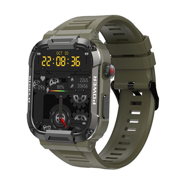 1.85 inch Outdoor Military Smart Watch Men Bluetooth Call Smartwatch