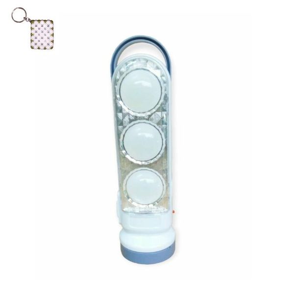 FA-189-A Rechargeable LED Emergency Light + Torch &amp; Battery And A Keyholder