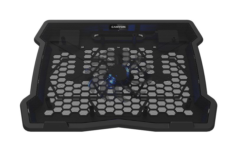 Canyon Cooling Stand for Laptops upto 15.6" - Fan with 2-Port USB 2.0 Hub