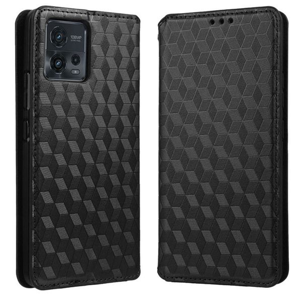 Flip Cover Compatible With Motorola Moto G72 Shockproof Leather Cover