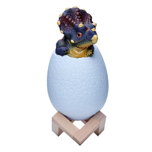 Dinosaur Night Light For Kids, 3d Dinosaur Lamp Led Night Light With Pat