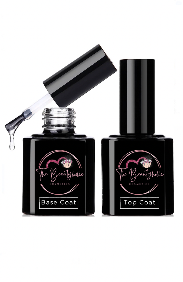 The Beautyholic UV Gel Nail Polish Top & Base Coat Set Shop Today