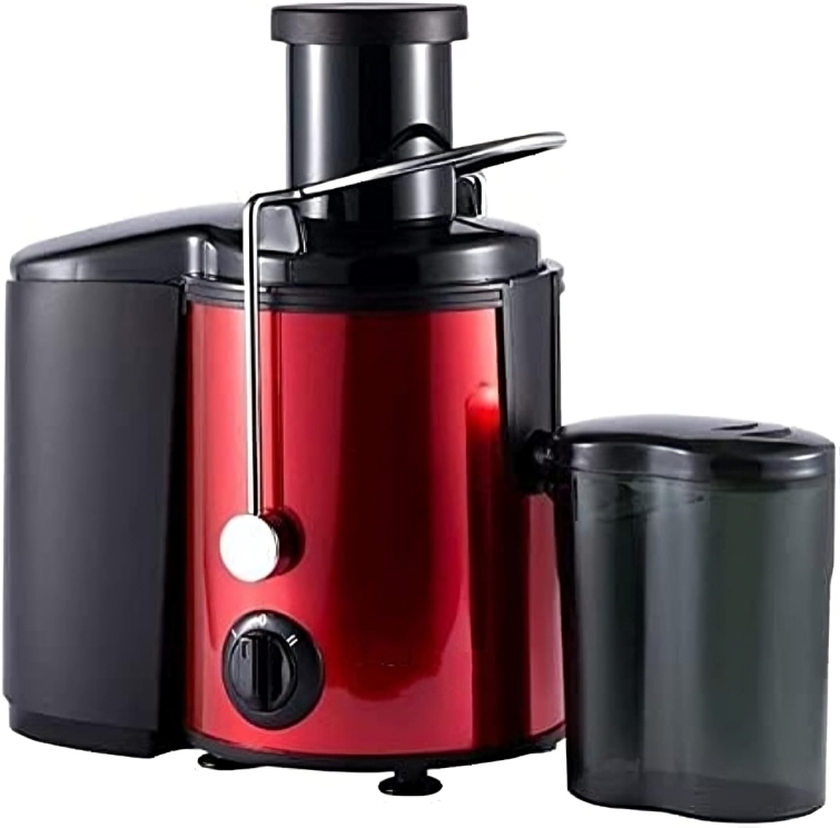 800W Juice Extractor Fruits & Vegetables Juicer - Red