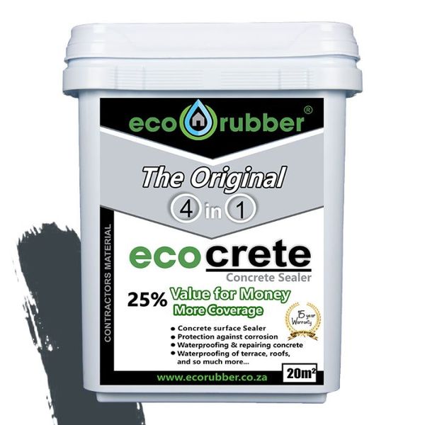Eco Rubber Eco Crete 20Kg Charcoal image